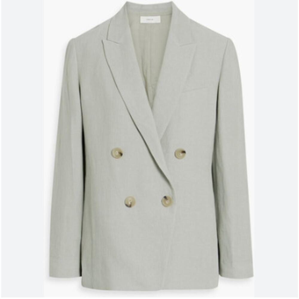 Vince Crepe Double-Breasted Blazer‎ Size 10